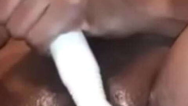 Ebony Babe Gets Wet Satisfying Her Cravings: Solo & Shaved Pussy