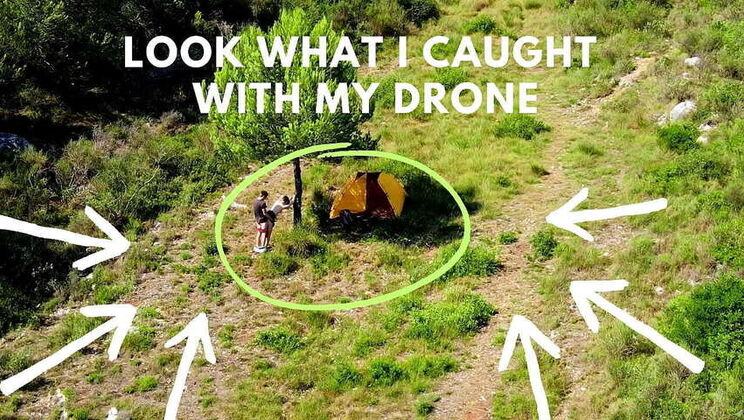 “Sofie & Otto Caught Passionately Fucking Outdoors by Drone!”